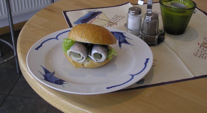 Fischbrötchen mit Cannabis